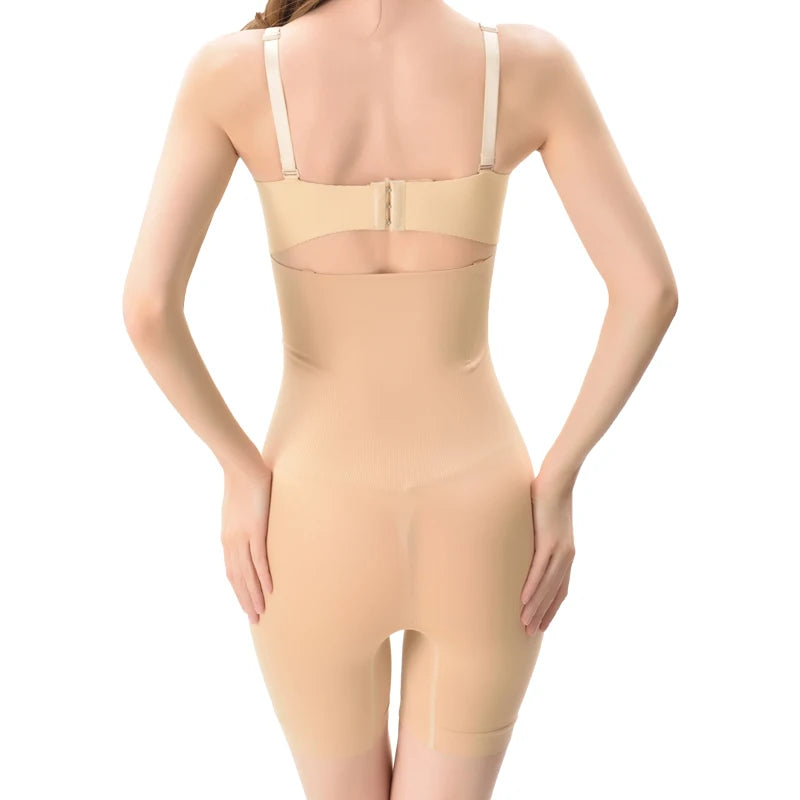 Sculpt Your Curves with the High-Waisted Butt Lifter & Waist Trainer- Tummy Control Shapewear