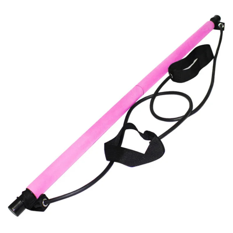🏋️♀️ Portable Pilates Bar Kit – Your Home Gym in One Stick!