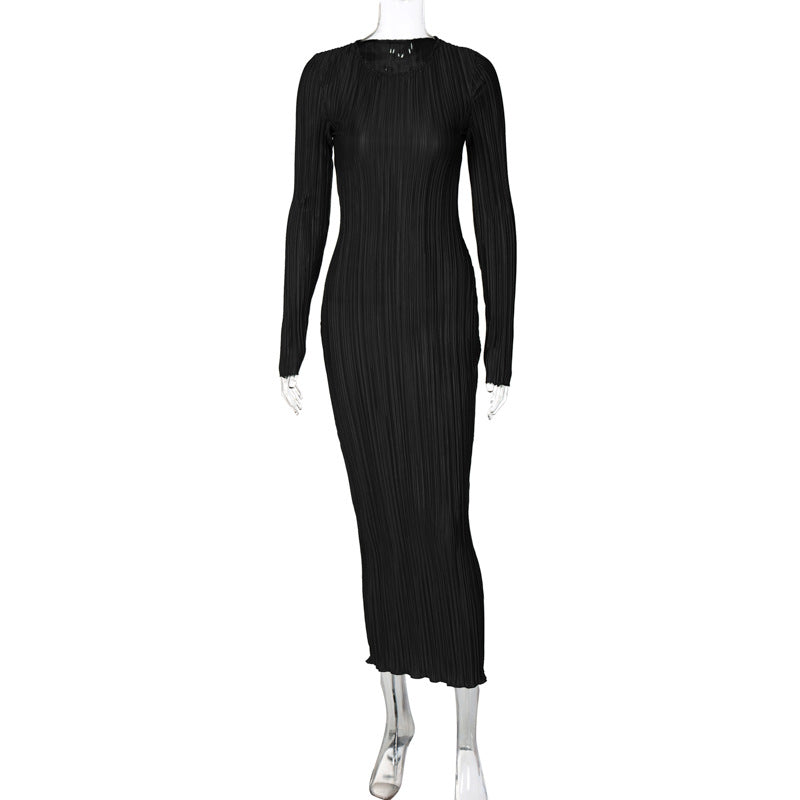 š§” Title: āSunset Sophistication: The Pleated Orange Midi Dress You NEEDā š§”