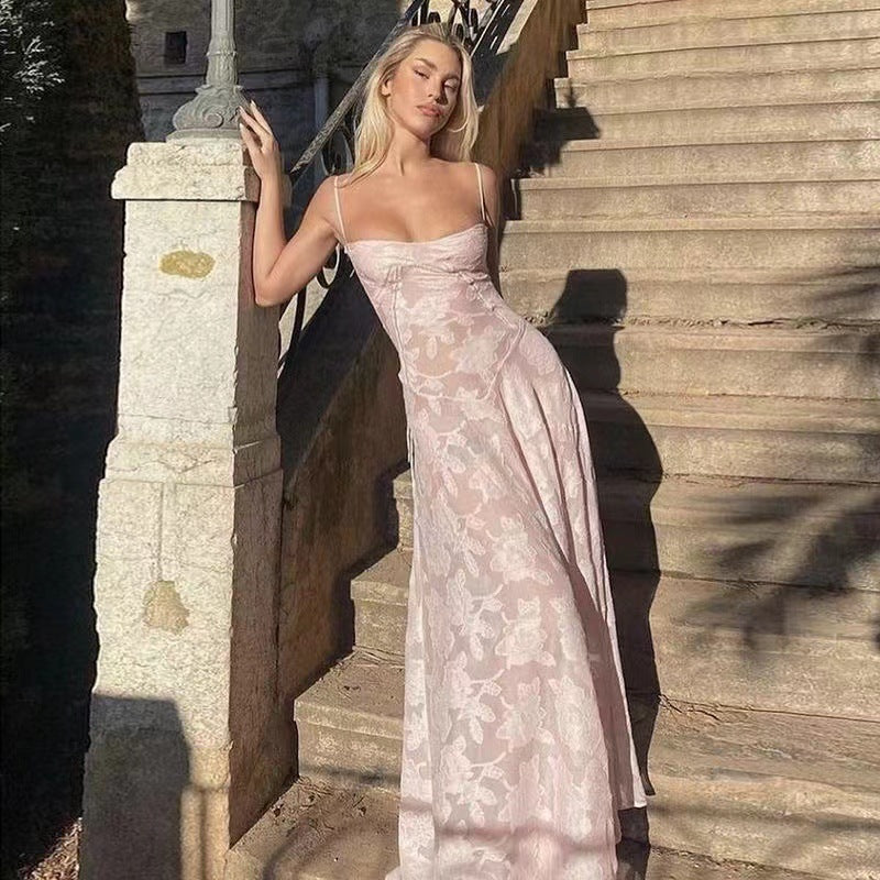 ๐ธ Blush Romance Sheer Lace Maxi Dress โ Elegant, Ethereal & Made to Mesmerise โจ๐