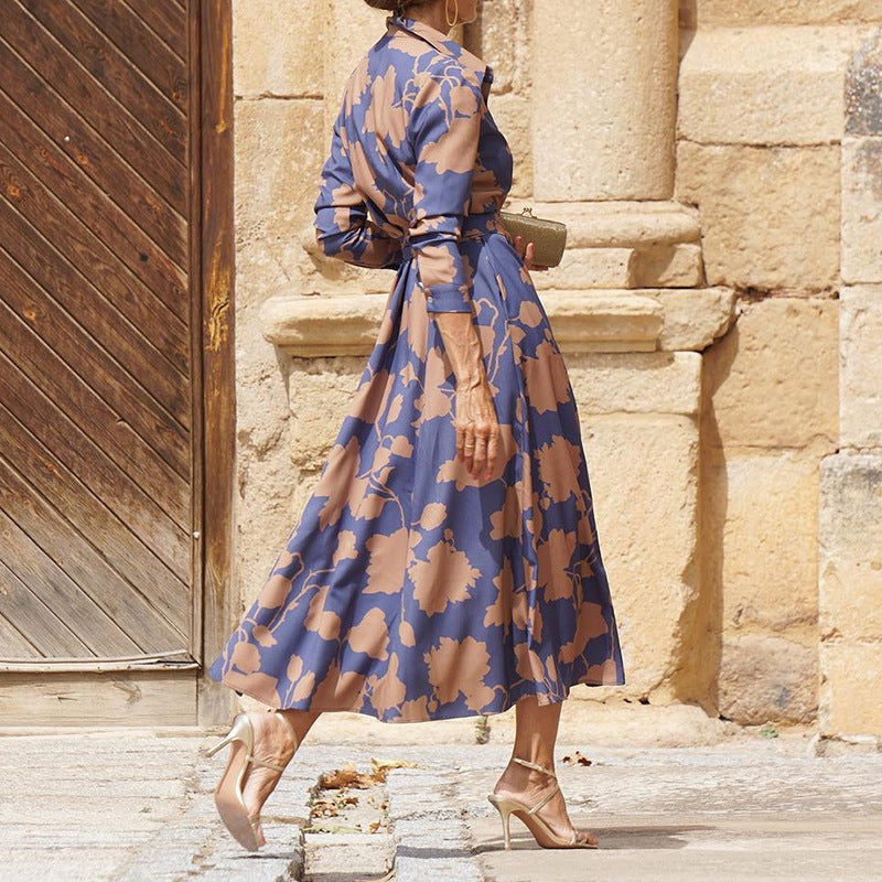 πΏ Luxe Bloom Button-Down Maxi Dress β Sophisticated Style with Timeless Florals πΈπ