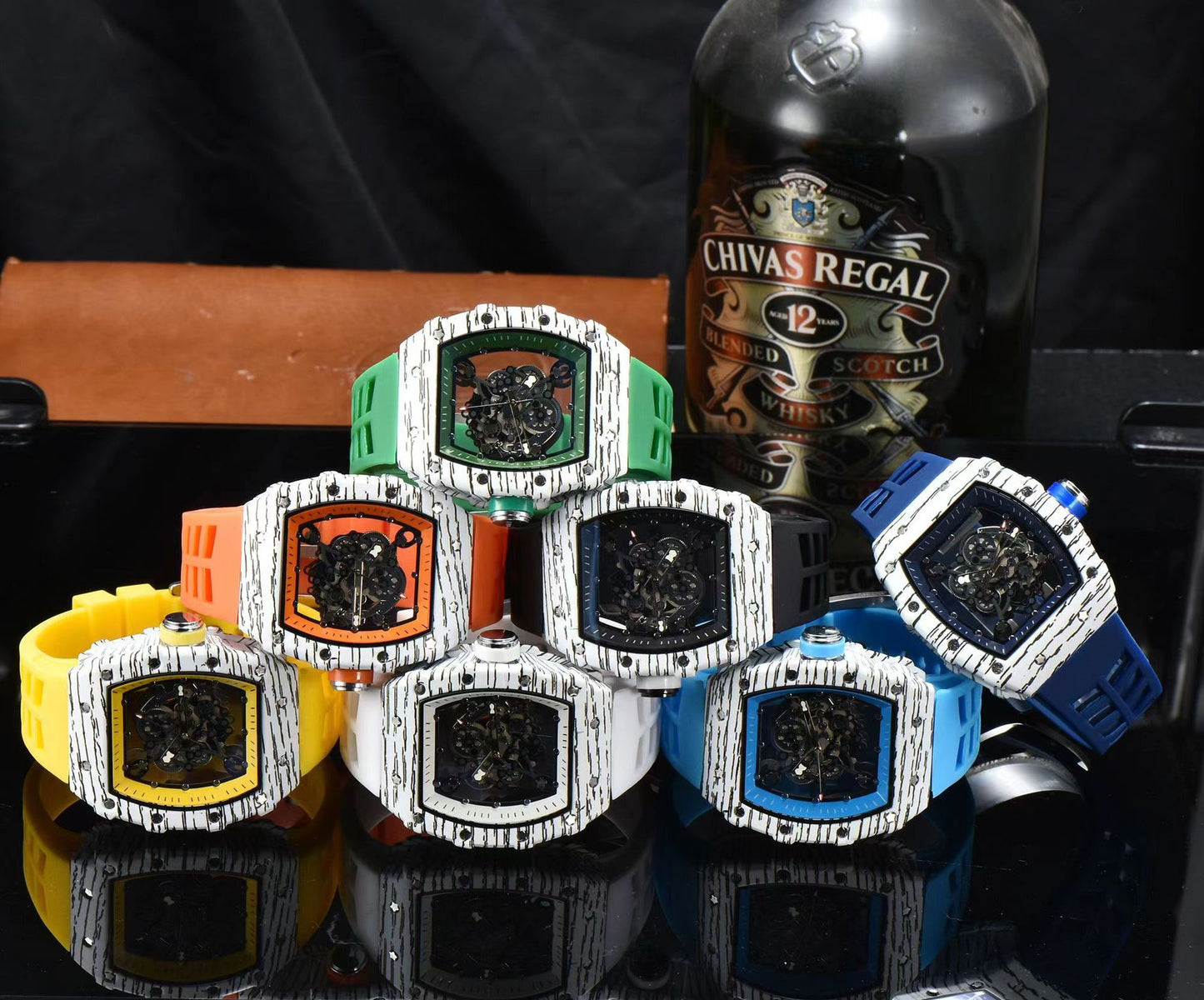 ๐ถ๏ธ Title: Skeleton Dial Luxury Sport Watch โ Precision in Various Colours ๐ถ๏ธ
