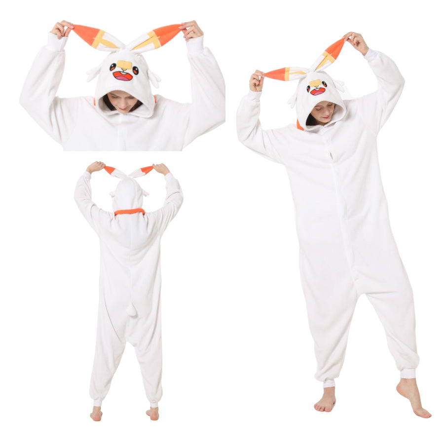 Animal one-piece pajamas