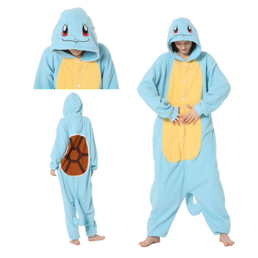 Animal one-piece pajamas