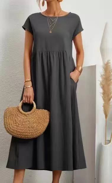 πΏ Everyday Comfort Smocked Tiered Midi Dress β Soft, Flowy & Feminine in Various Colours βοΈπ