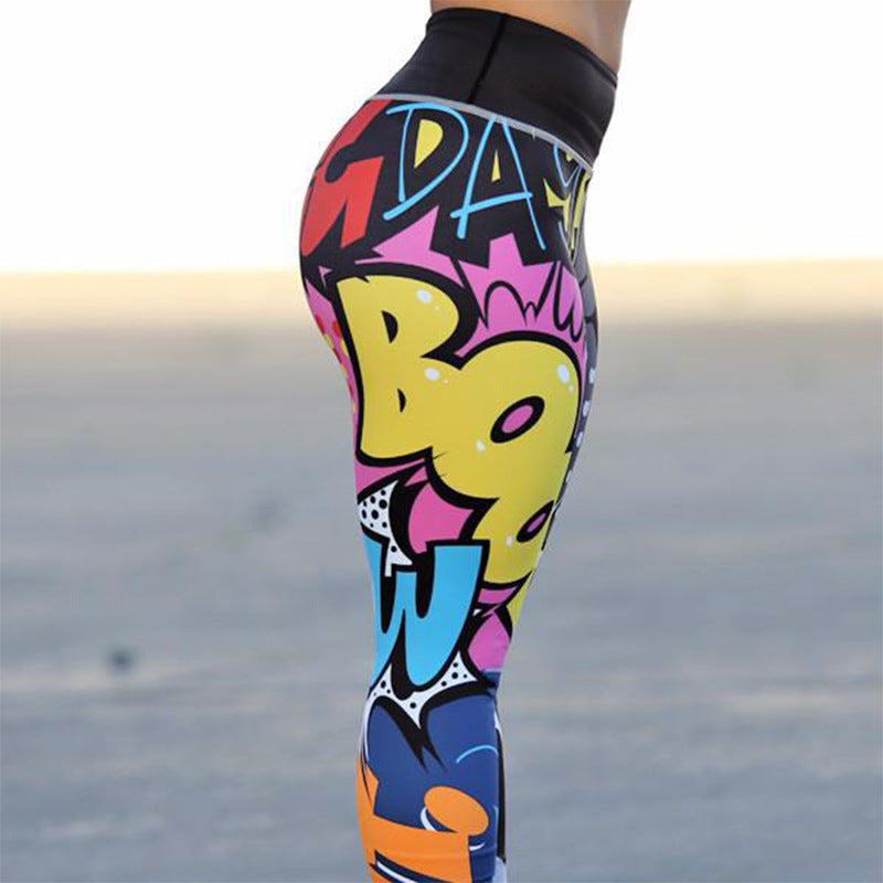 🎨 InkSplash PowerFit Leggings – Expressive Energy in Various Designs