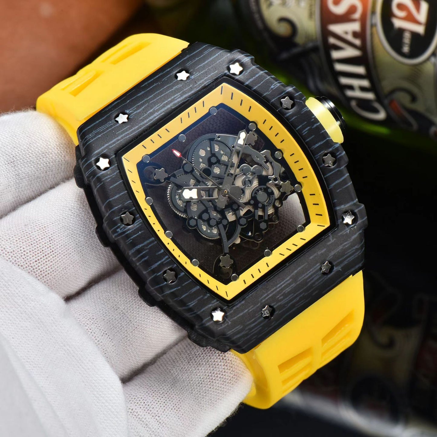 ๐ถ๏ธ Title: Skeleton Dial Luxury Sport Watch โ Precision in Various Colours ๐ถ๏ธ
