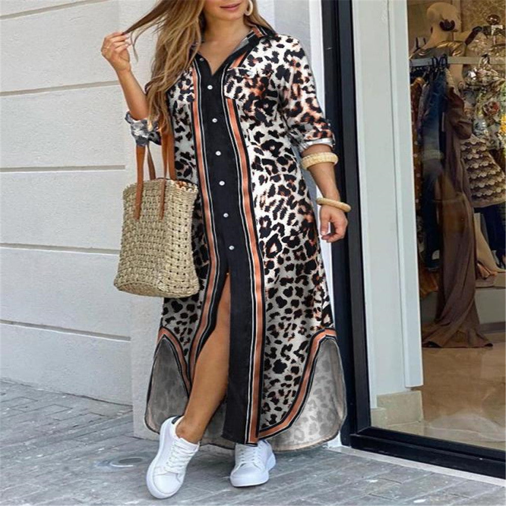 🧡 Title: “The Boho Button-Up Maxi: Effortless Style in Every Shade” 🌞👗