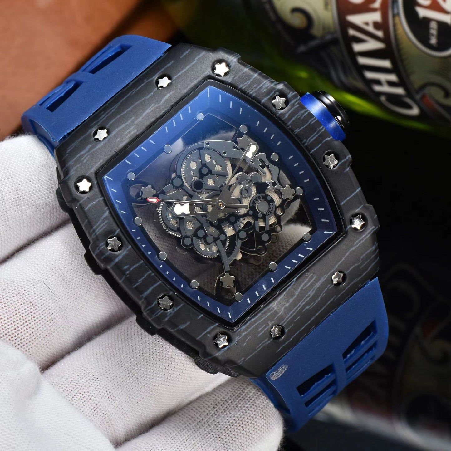 ๐ถ๏ธ Title: Skeleton Dial Luxury Sport Watch โ Precision in Various Colours ๐ถ๏ธ