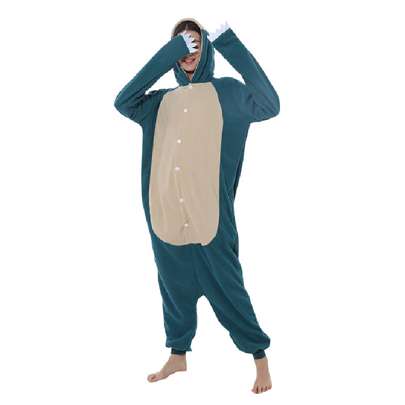 Animal one-piece pajamas