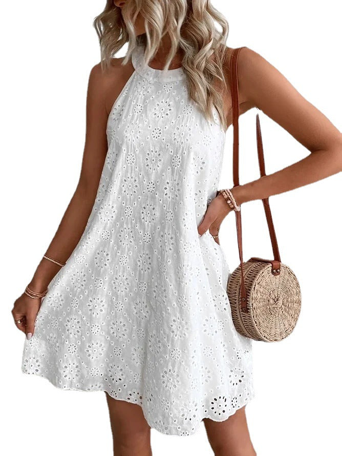 π€ SunKissed Broderie Swing Dress β Effortless Elegance in Various Colours