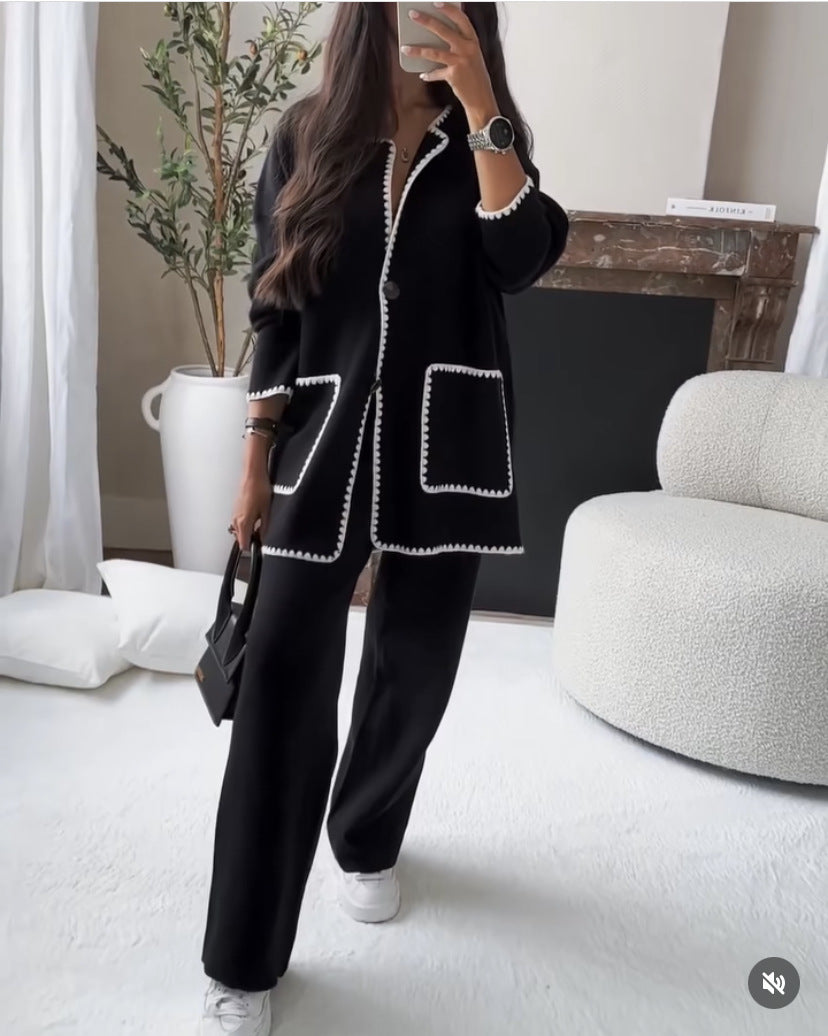 GY24199 fashionable patchwork patch bag suit European and American cross-border new products for autumn and winter 2023