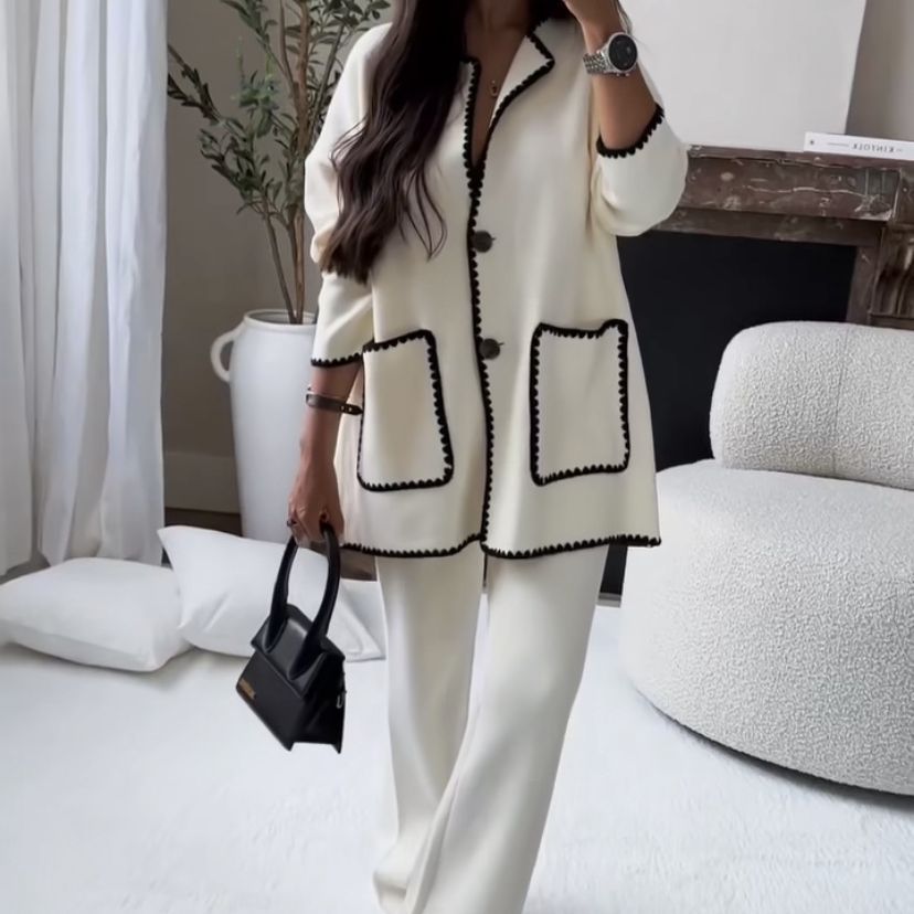 GY24199 fashionable patchwork patch bag suit European and American cross-border new products for autumn and winter 2023