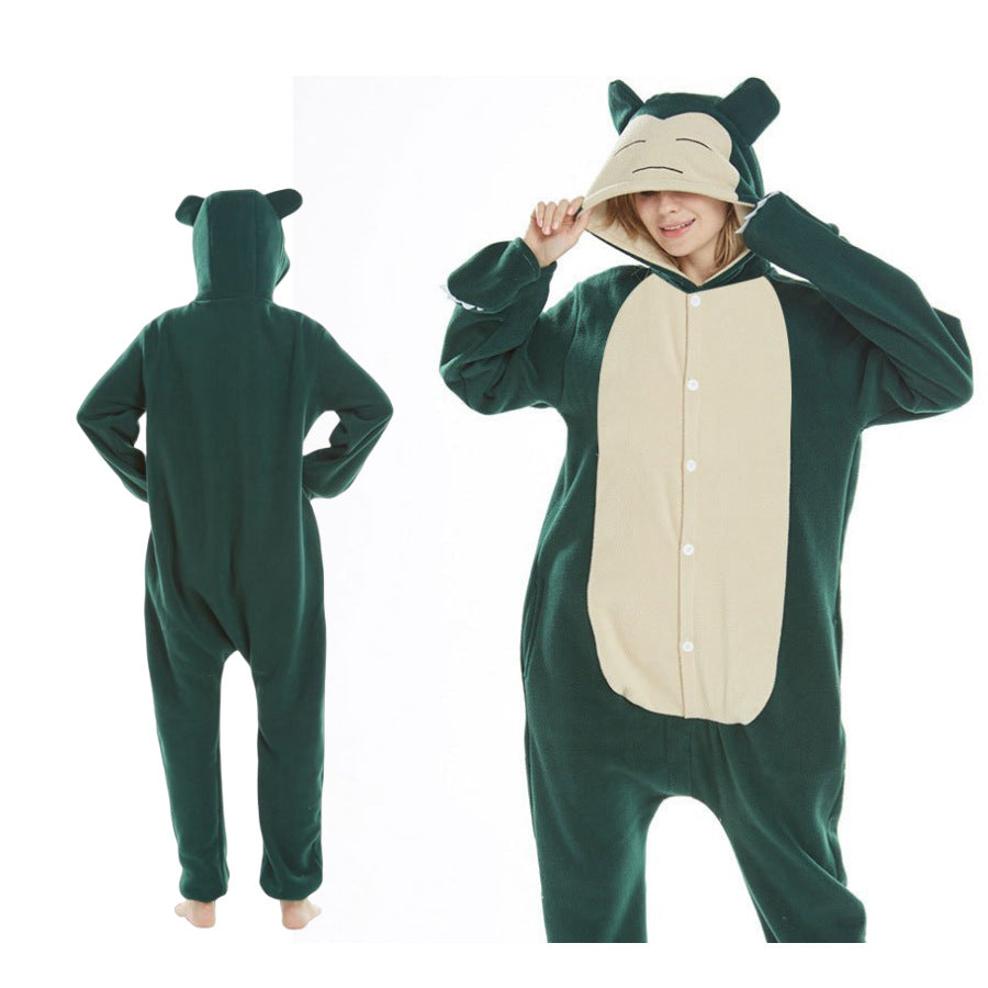 Animal one-piece pajamas