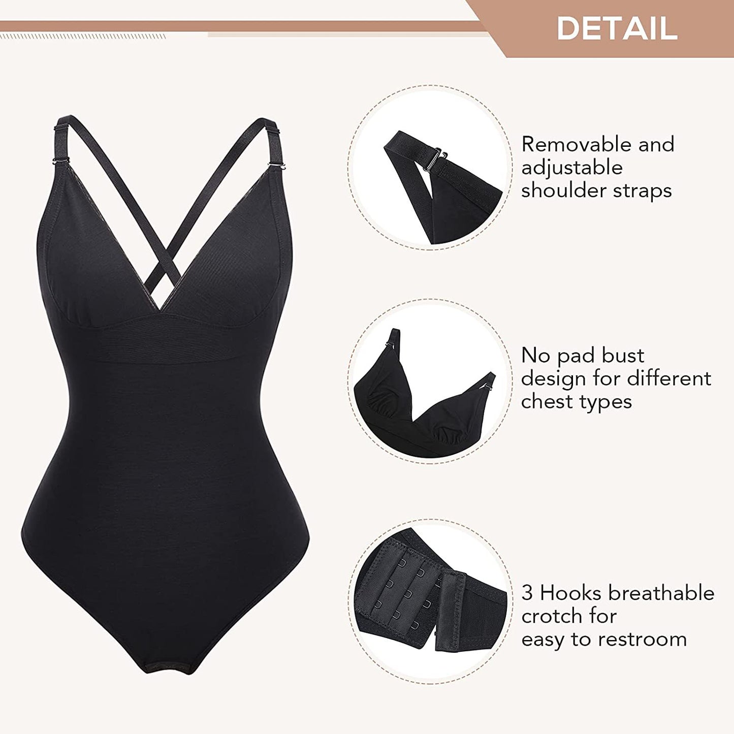 ✨ Sculpt & Smooth Shaping Bodysuit – Sleek Confidence in Every Curve (Available in Various Colours)