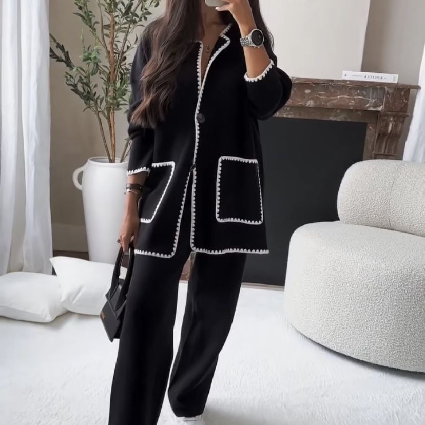 GY24199 fashionable patchwork patch bag suit European and American cross-border new products for autumn and winter 2023