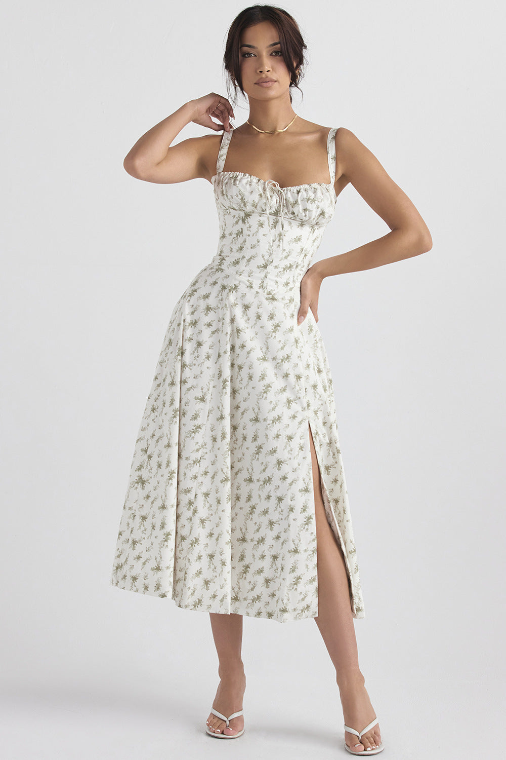 ❤️ Scarlet Corset Romance Midi Dress – Available in Various Colours