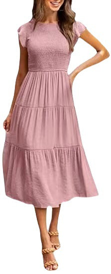 πΏ Everyday Charm Smocked Midi Dress β Comfy, Cute & Classic in Various Colours π«π