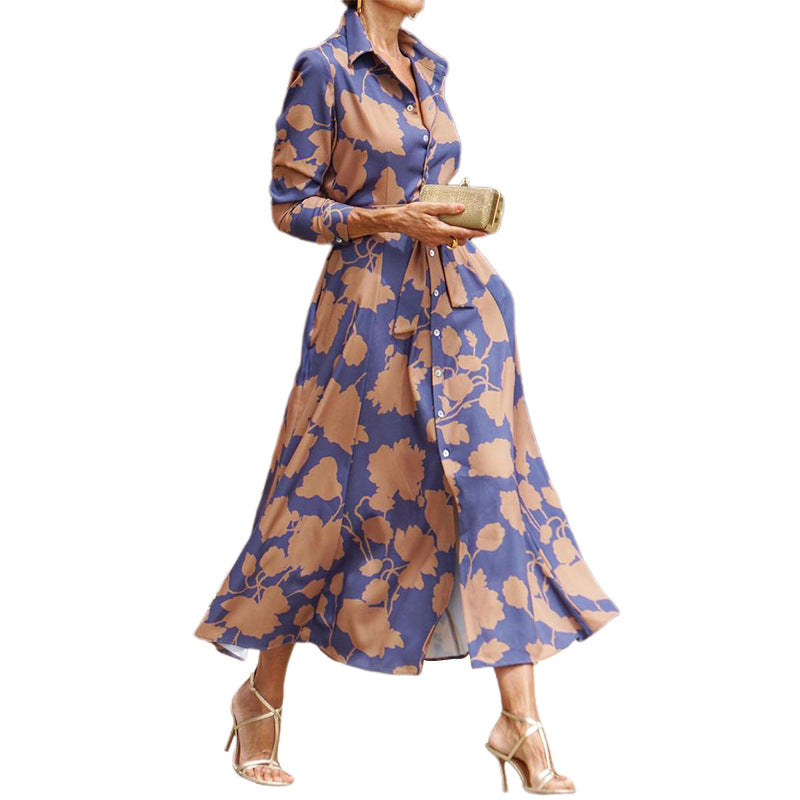 πΏ Luxe Bloom Button-Down Maxi Dress β Sophisticated Style with Timeless Florals πΈπ