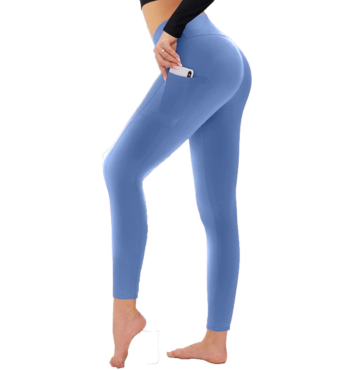🧘♀️ FlexFit Pocket Leggings – Stretch, Sculpt & Stash (Various Colours)
