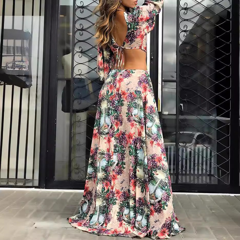 πΊ Island Muse Cut-Out Maxi Dress β Bold, Beautiful & Made for the Tropics π΄π
