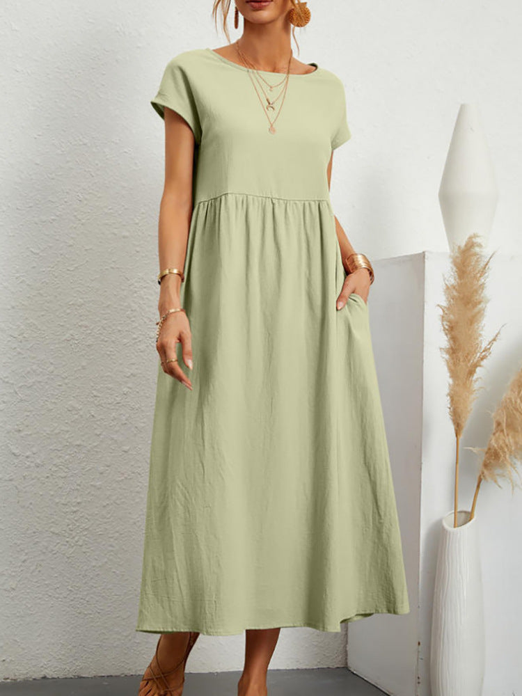 πΏ Everyday Comfort Smocked Tiered Midi Dress β Soft, Flowy & Feminine in Various Colours βοΈπ