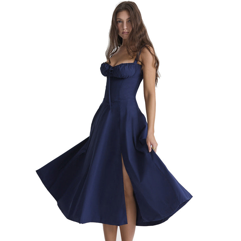❤️ Scarlet Corset Romance Midi Dress – Available in Various Colours