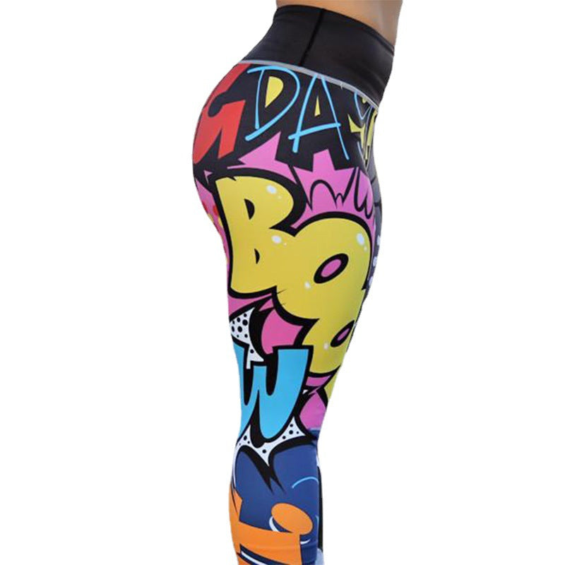 🎨 InkSplash PowerFit Leggings – Expressive Energy in Various Designs