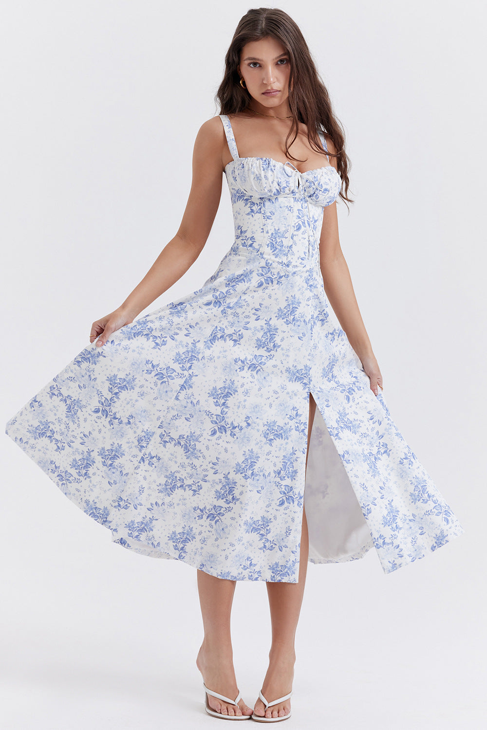❤️ Scarlet Corset Romance Midi Dress – Available in Various Colours