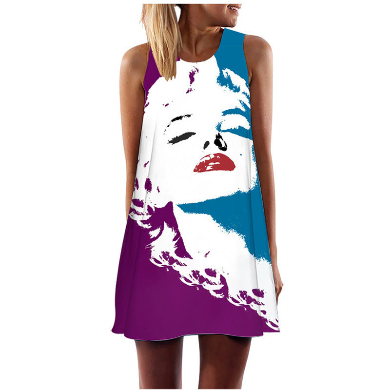 🖤 Title: “Pop Art Power: The Bold Statement Dress That Speaks Volumes” 🎨✨