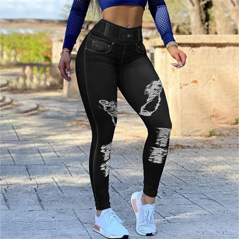 🎨 InkSplash PowerFit Leggings – Expressive Energy in Various Designs