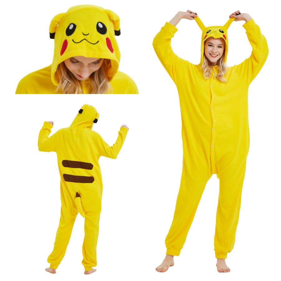 Animal one-piece pajamas