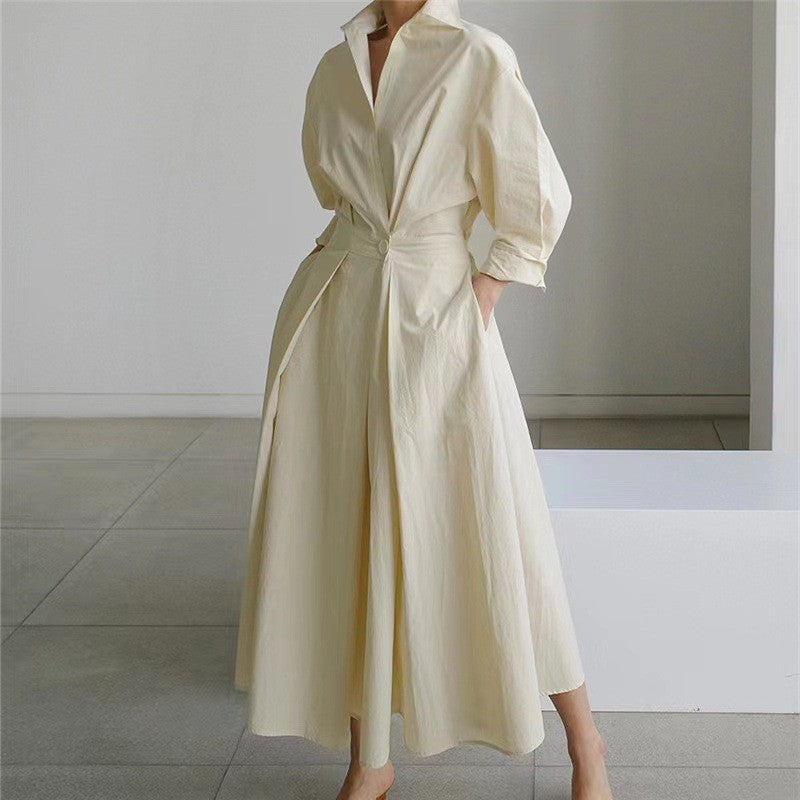 ποΈ Effortless Elegance Cream Shirt Dress β Various Colours Available