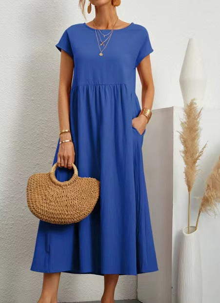πΏ Everyday Comfort Smocked Tiered Midi Dress β Soft, Flowy & Feminine in Various Colours βοΈπ