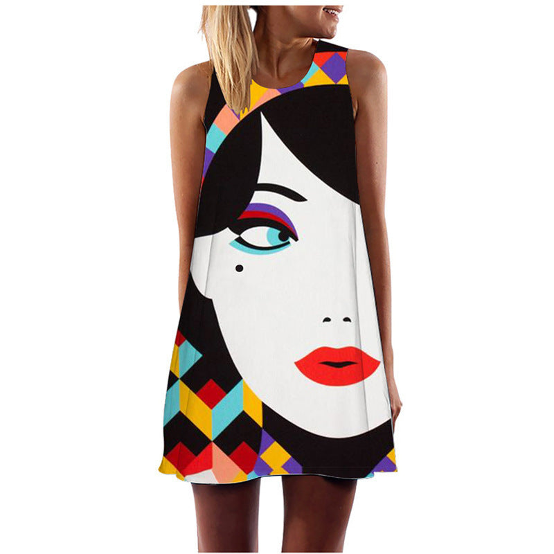 🖤 Title: “Pop Art Power: The Bold Statement Dress That Speaks Volumes” 🎨✨
