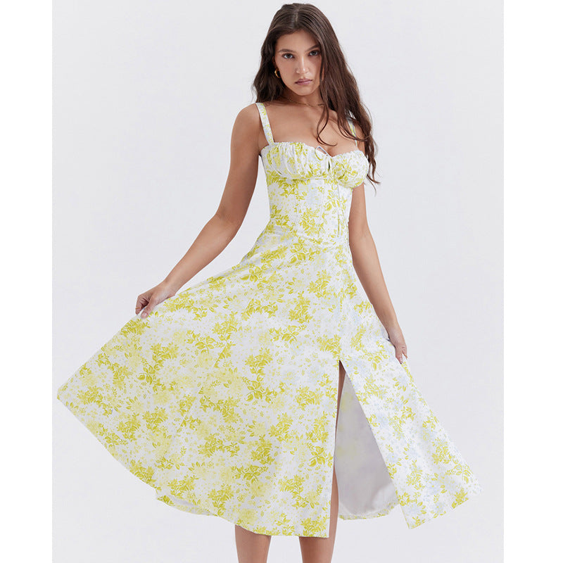 ❤️ Scarlet Corset Romance Midi Dress – Available in Various Colours