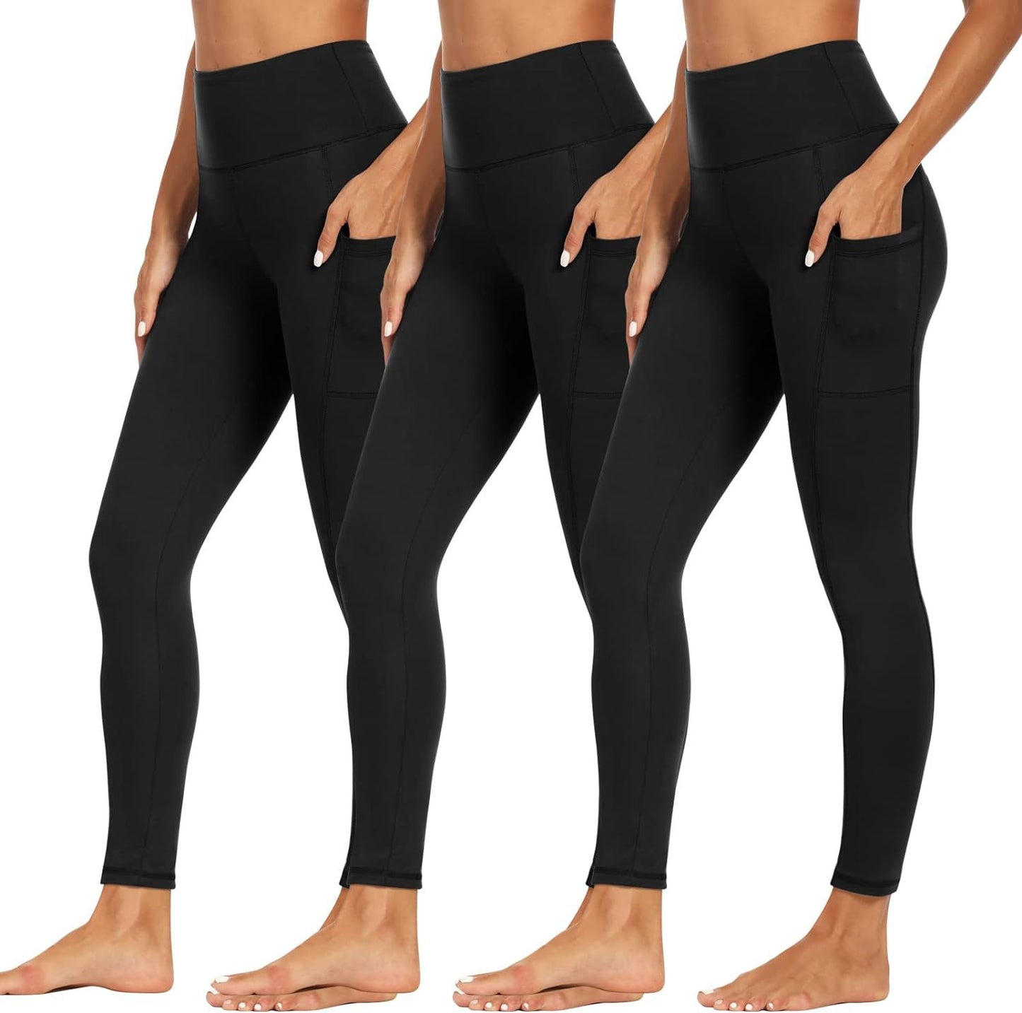 🧘♀️ FlexFit Pocket Leggings – Stretch, Sculpt & Stash (Various Colours)