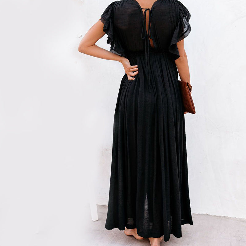 🌿 Boho Drift Button-Down Maxi Dress – Available in Various Colours