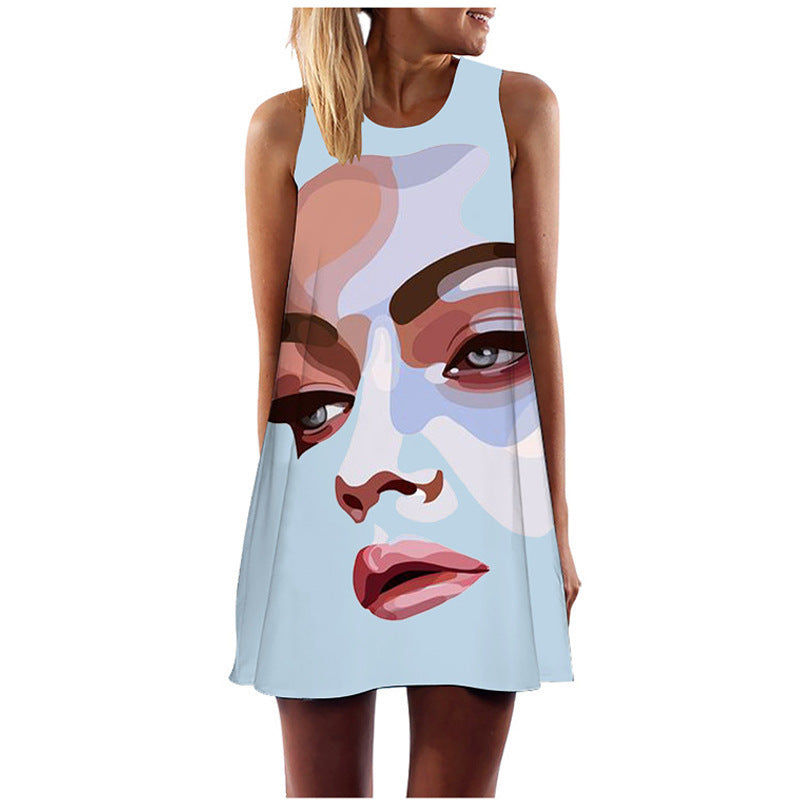 🖤 Title: “Pop Art Power: The Bold Statement Dress That Speaks Volumes” 🎨✨