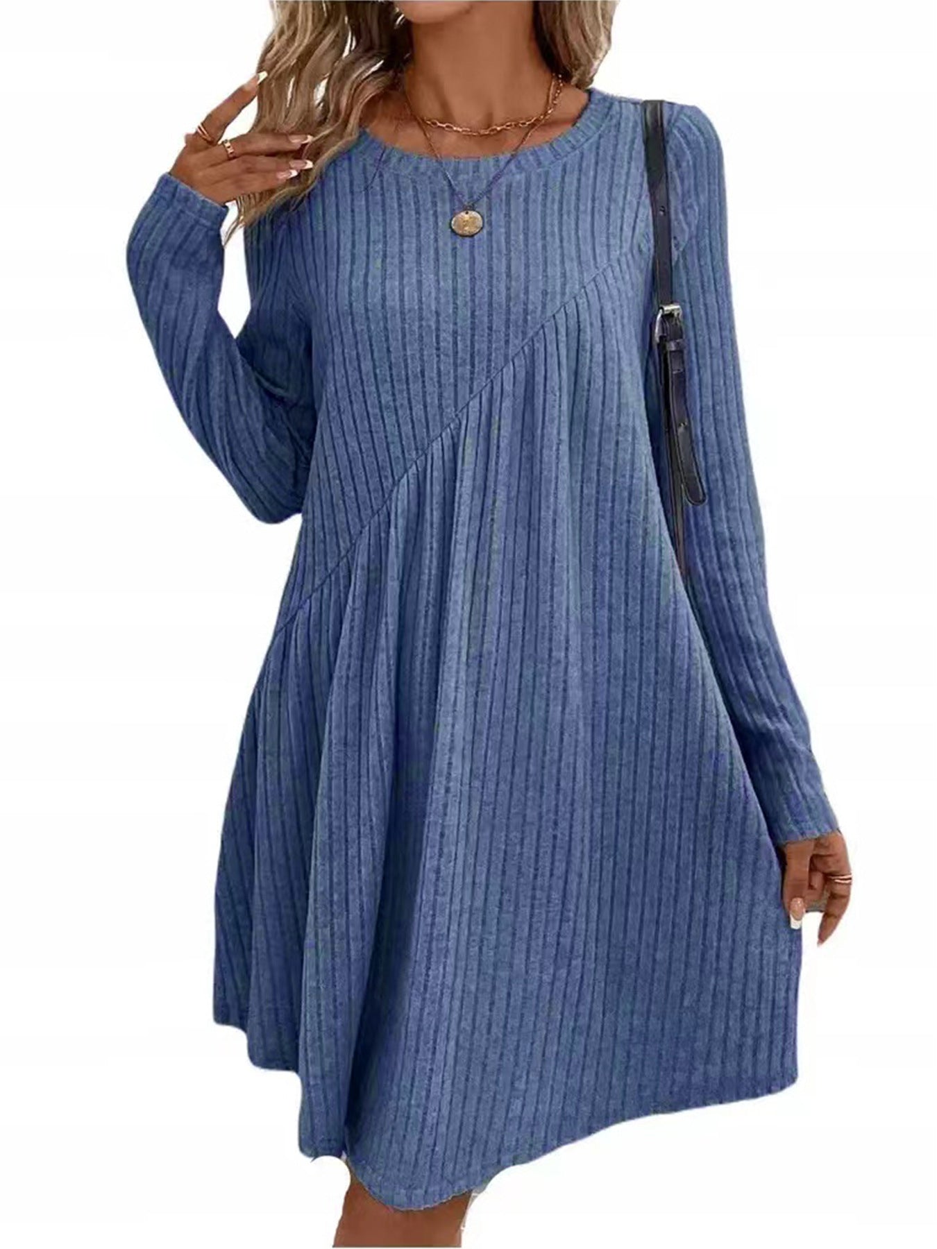 π Everyday Luxe Ribbed Knit Dress β Various Colours for Effortless Style