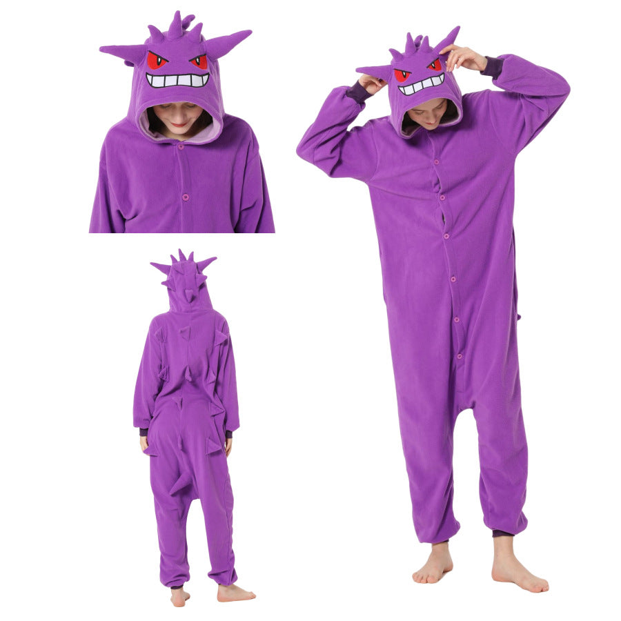 Animal one-piece pajamas