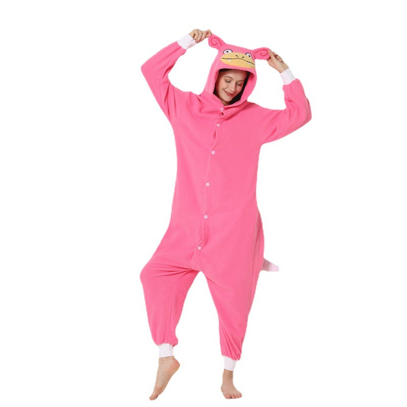 Animal one-piece pajamas