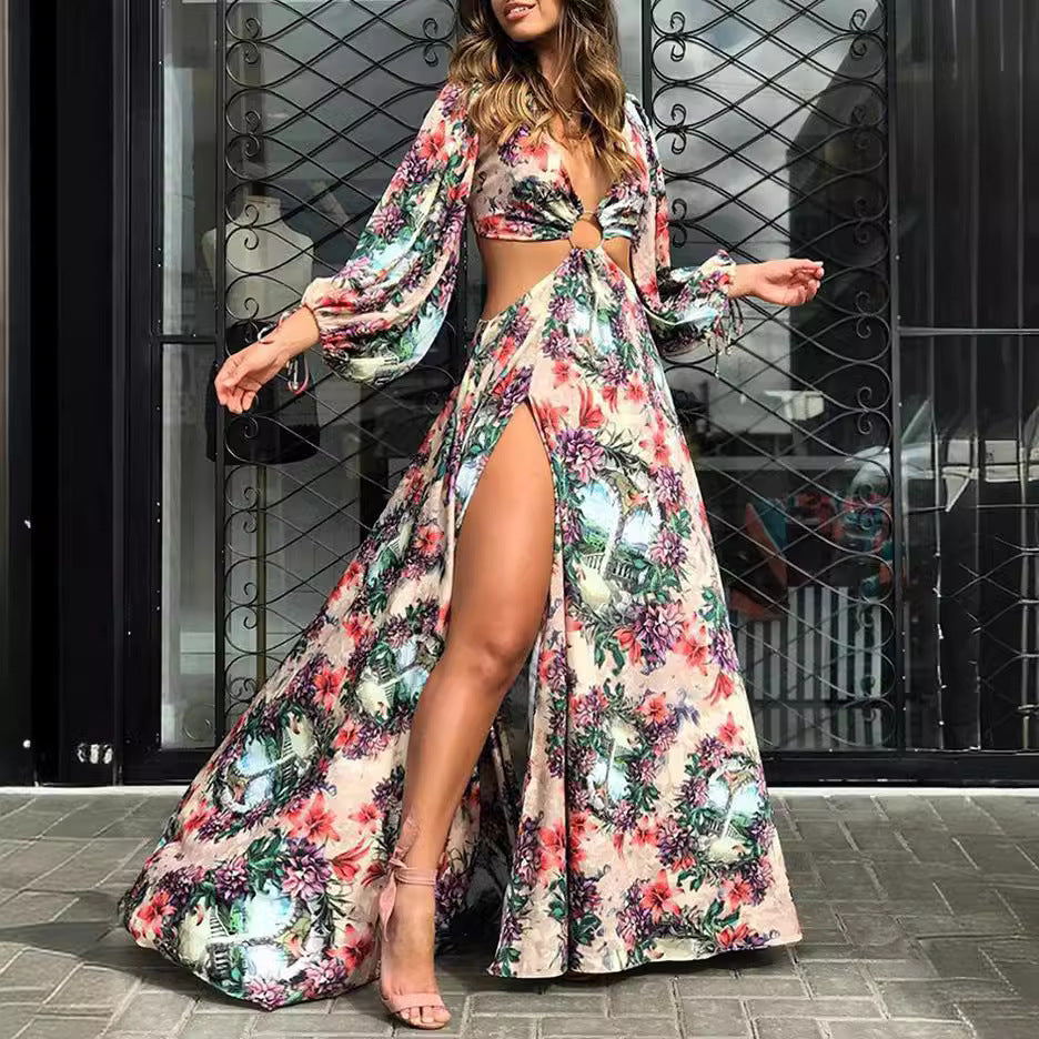 πΊ Island Muse Cut-Out Maxi Dress β Bold, Beautiful & Made for the Tropics π΄π