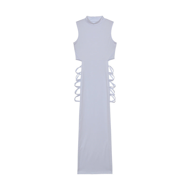 π€ Midnight Temptation Lace-Up Maxi Dress β Available in Various Colours