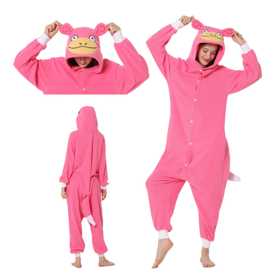 Animal one-piece pajamas