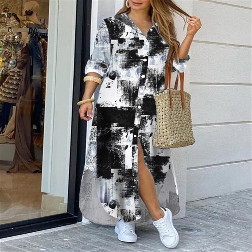🧡 Title: “The Boho Button-Up Maxi: Effortless Style in Every Shade” 🌞👗