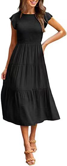 πΏ Everyday Charm Smocked Midi Dress β Comfy, Cute & Classic in Various Colours π«π