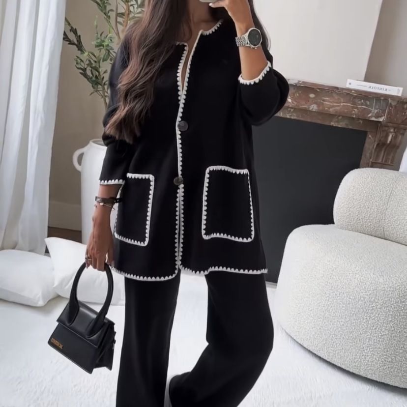 GY24199 fashionable patchwork patch bag suit European and American cross-border new products for autumn and winter 2023