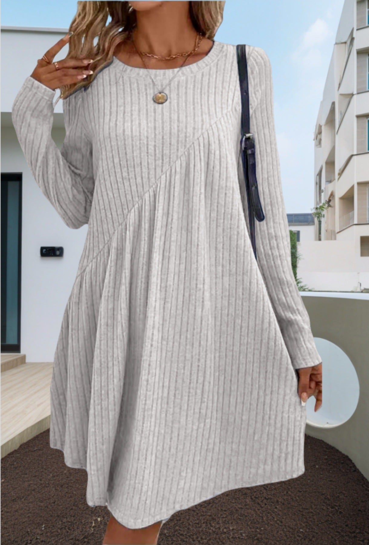 π Everyday Luxe Ribbed Knit Dress β Various Colours for Effortless Style