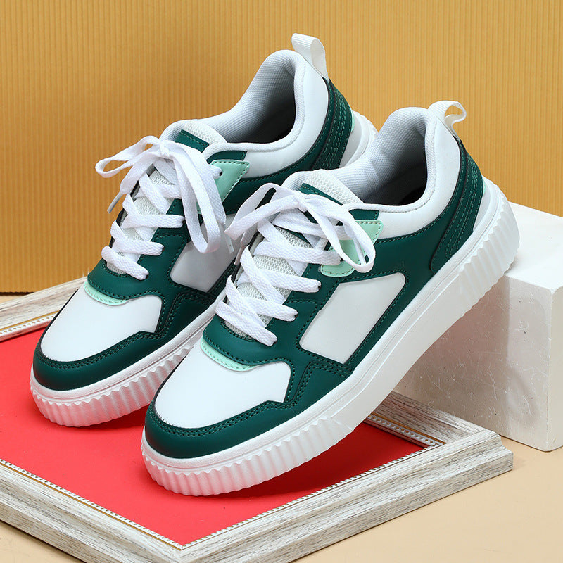 Vibrant Colour Block Platform Sneakers for Women – Bold Street Style Trainers in Various Colours And here’s the updated description with that title in mind: